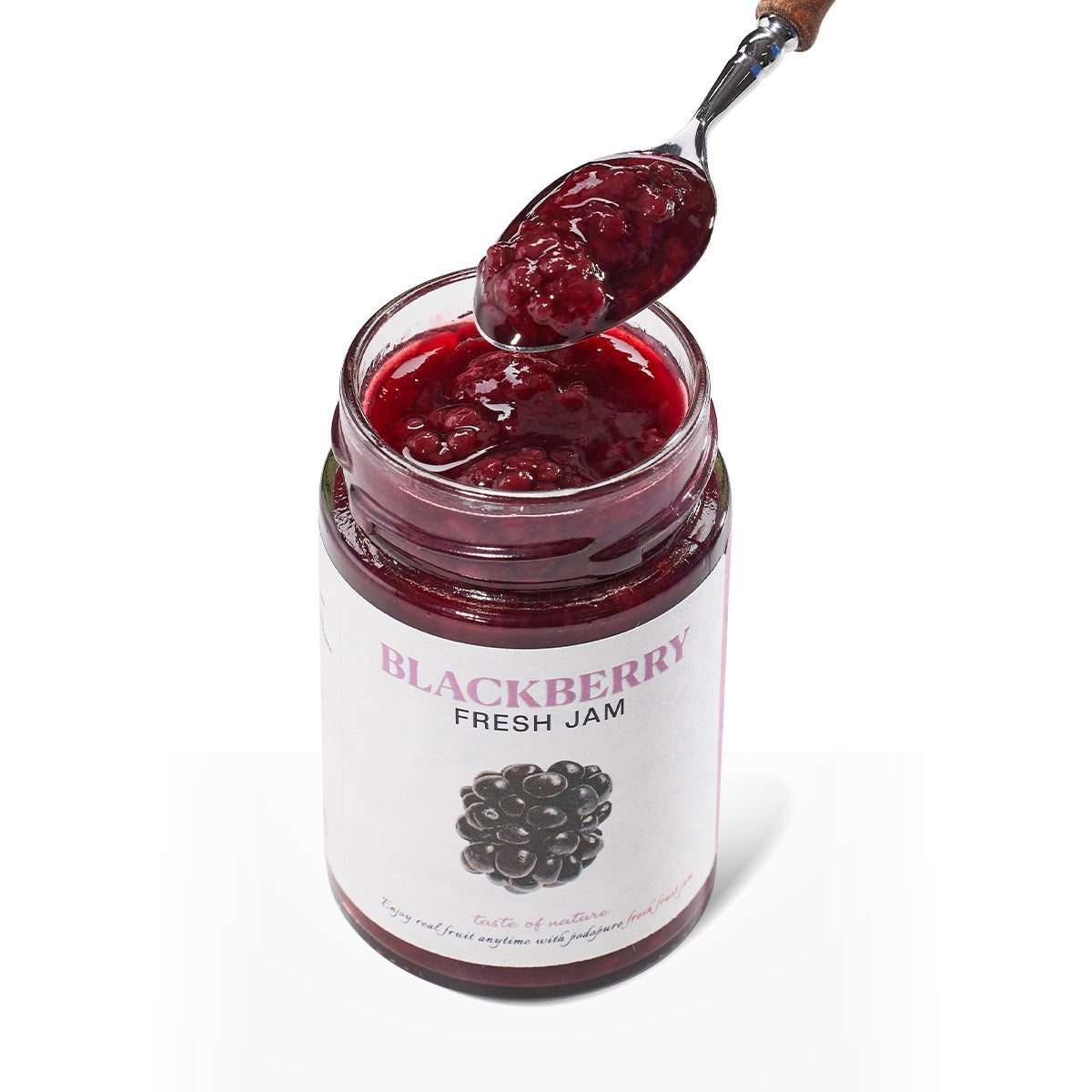 Pre-order:No Sugar Added Fresh Blackberry Jam -Estimated Ship Date: 20 March 2026