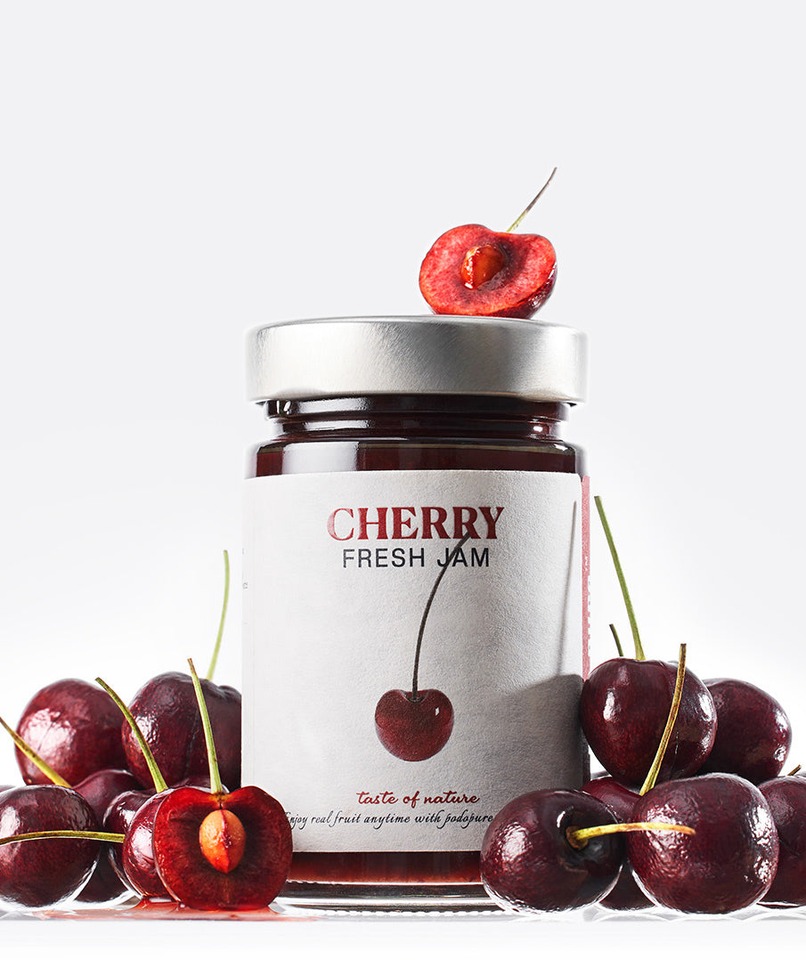 No Sugar Added Fresh Cherry Jam – Podopure